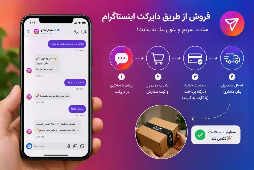 فروش از طریق دایرکت اینستاگرام