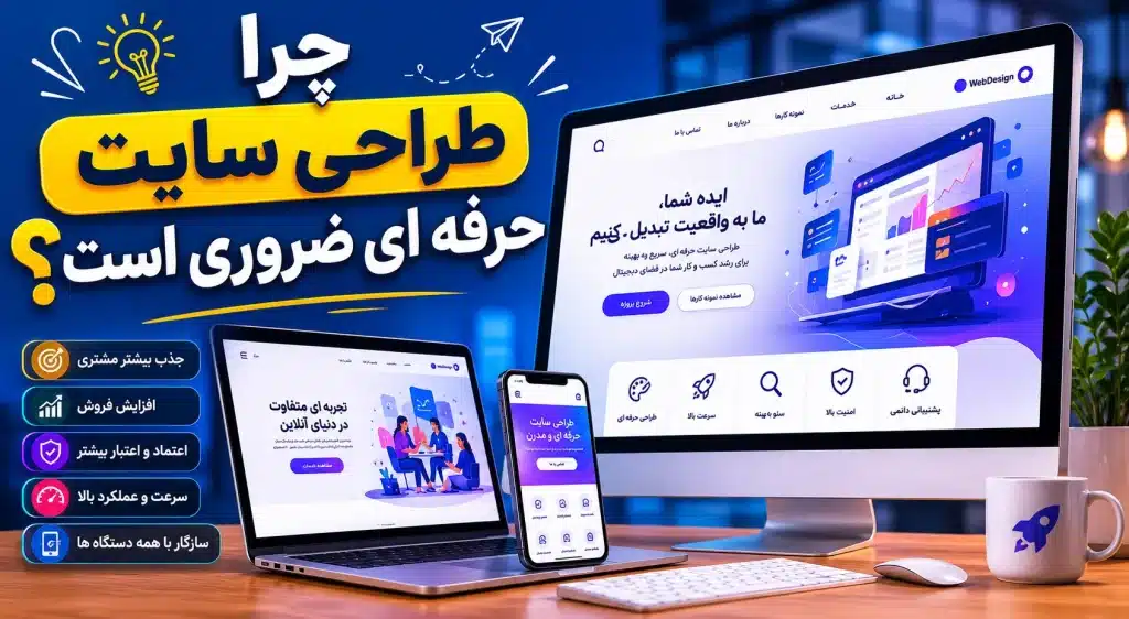 اهمیت طراحی سایت حرفه ای