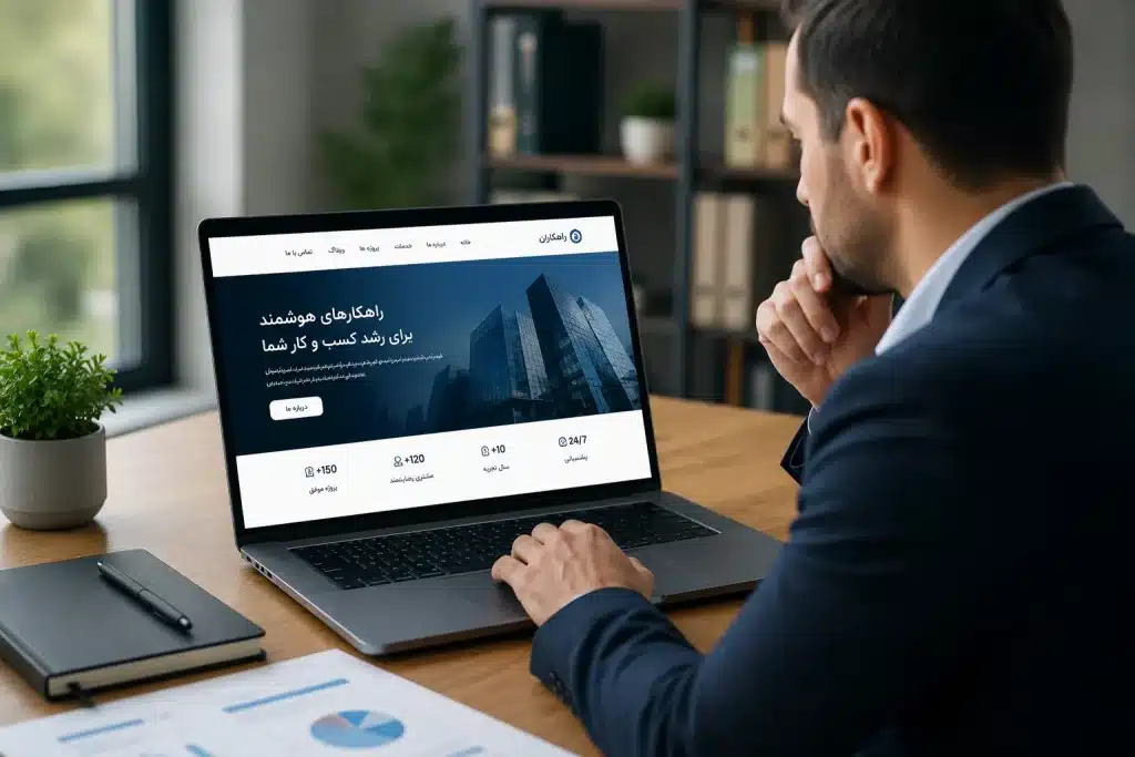 اهمیت طراحی سایت حرفه ای برای کسب و کار