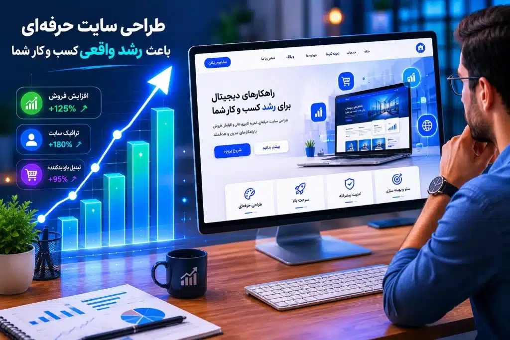 افزایش اعتبار کسب و کار با طراحی سایت